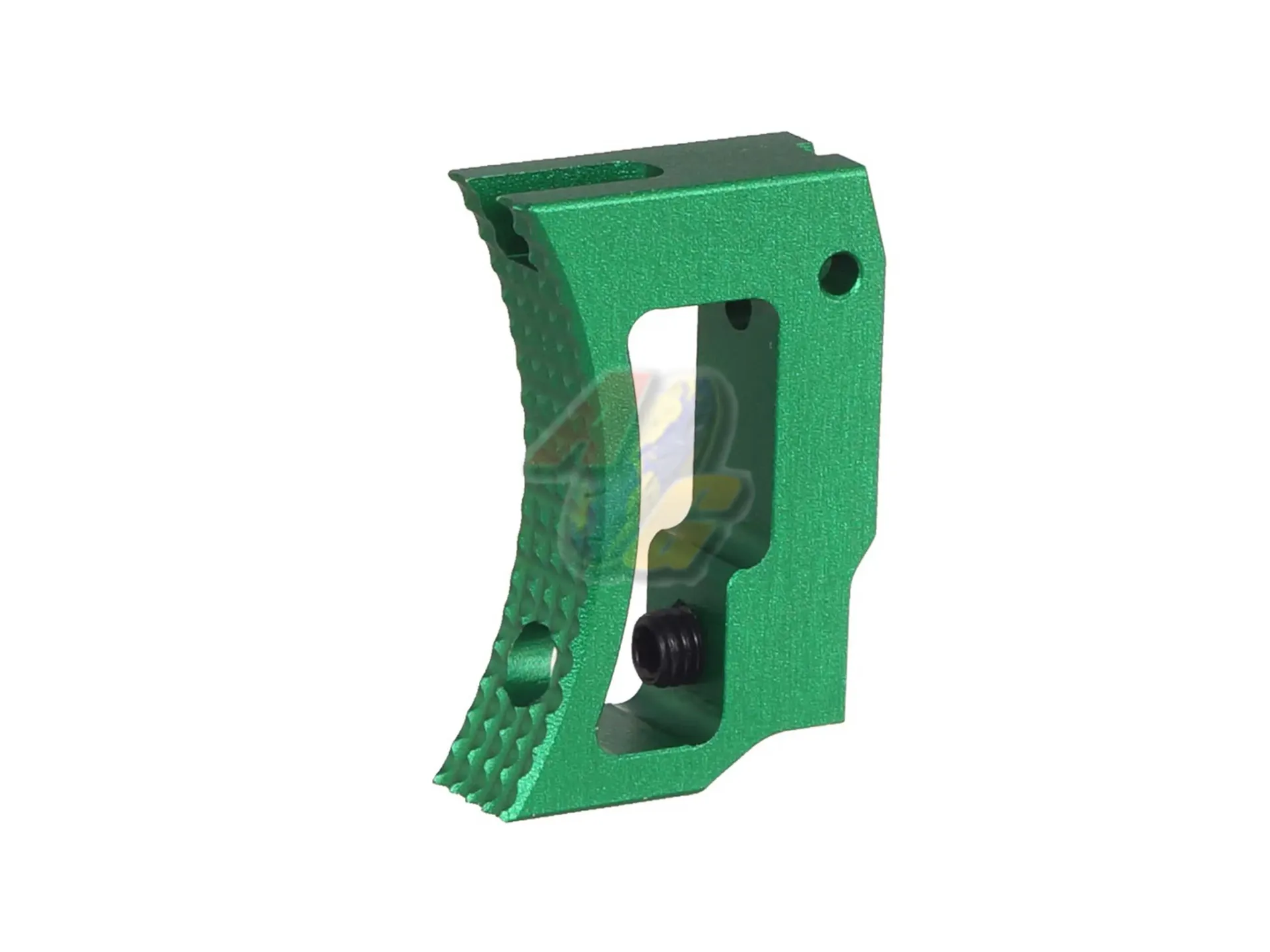 5KU Aluminum Medium Curved Adjustable Trigger for Tokyo Marui Hi-Capa/ 1911 GBB (Green)