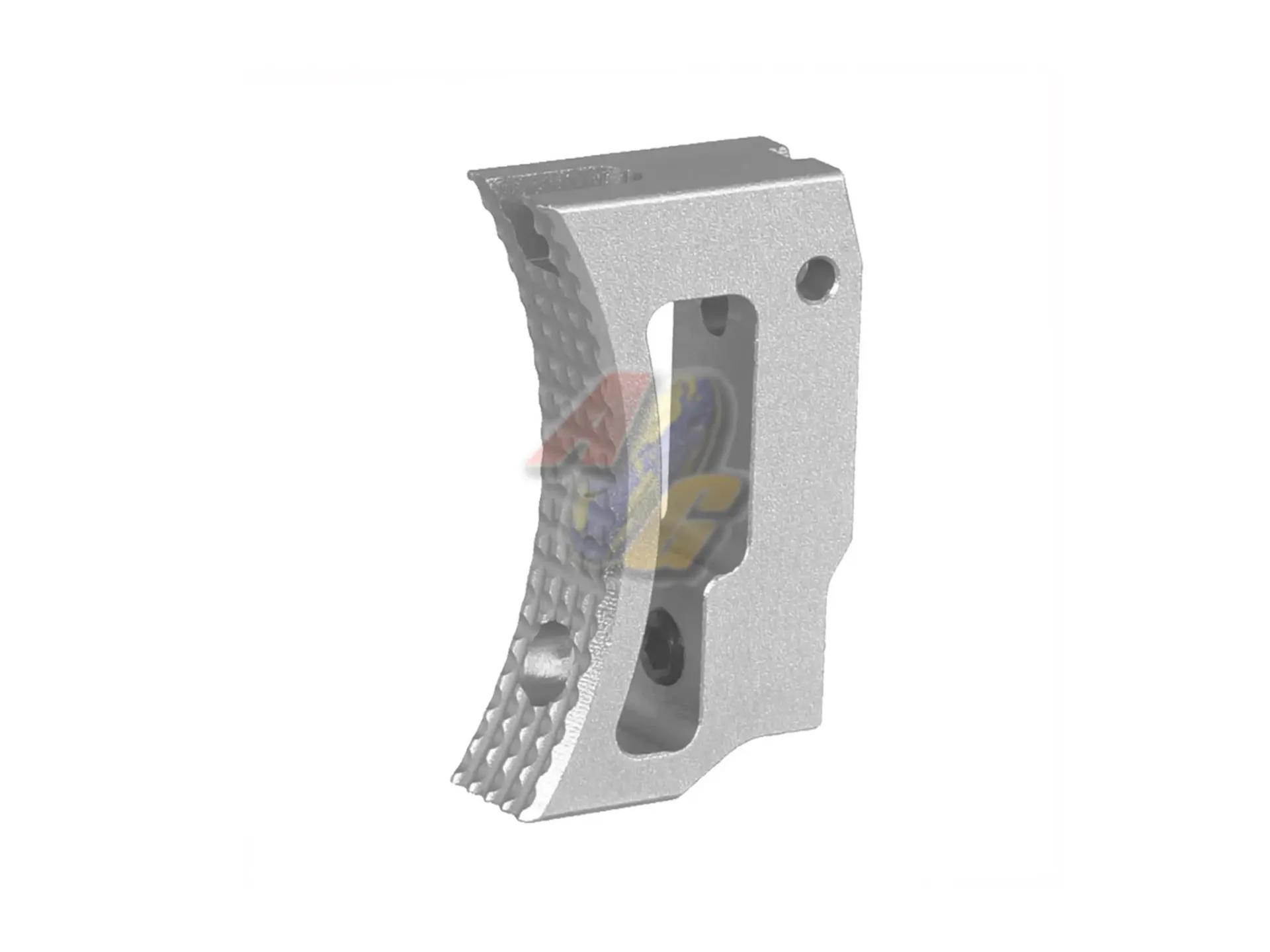 5KU Aluminum Short Curved Adjustable Trigger for Tokyo Marui Hi-Capa/ 1911 GBB (Silver)