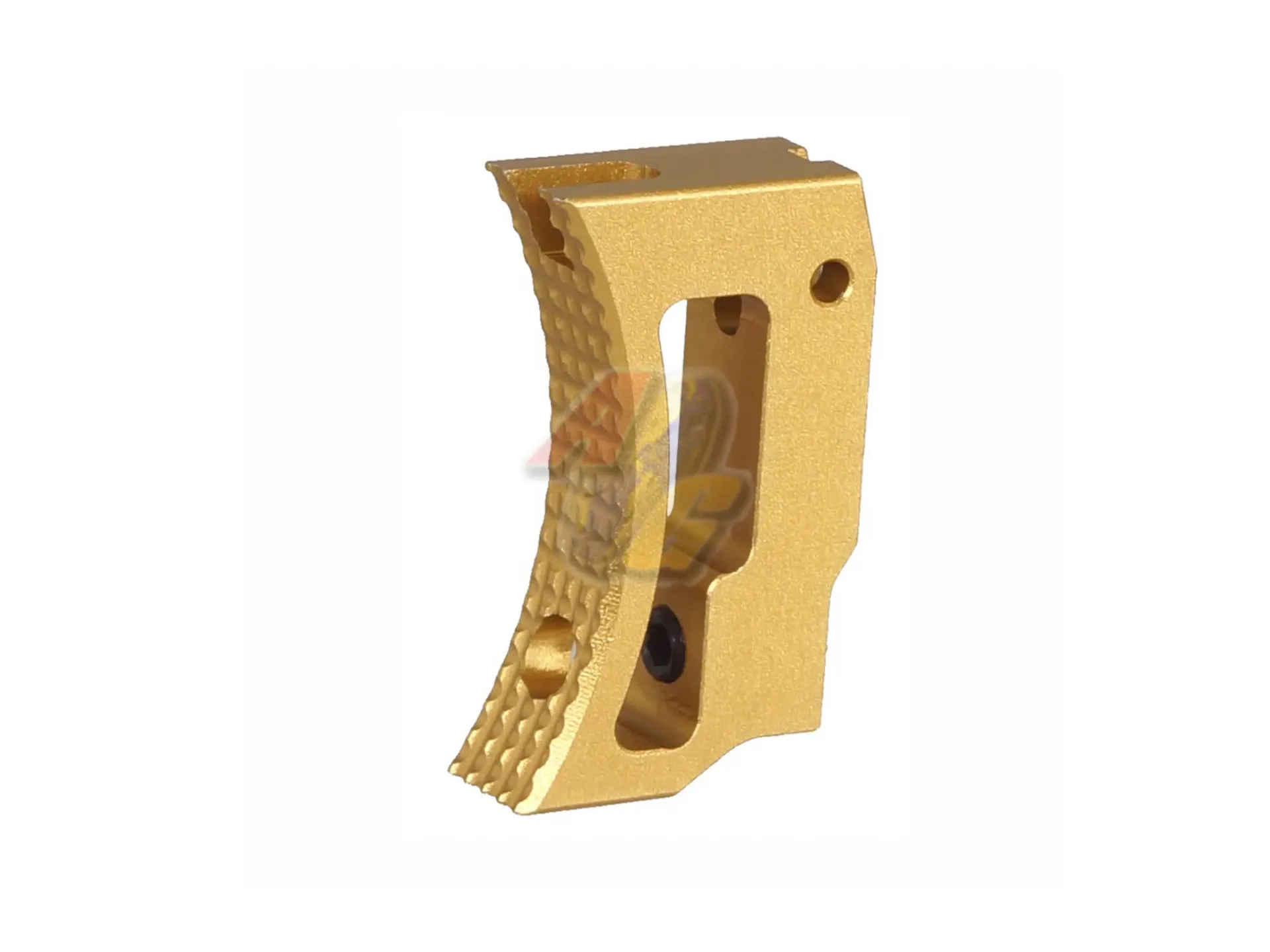 5KU Aluminum Short Curved Adjustable Trigger for Tokyo Marui Hi-Capa/ 1911 GBB (Gold)
