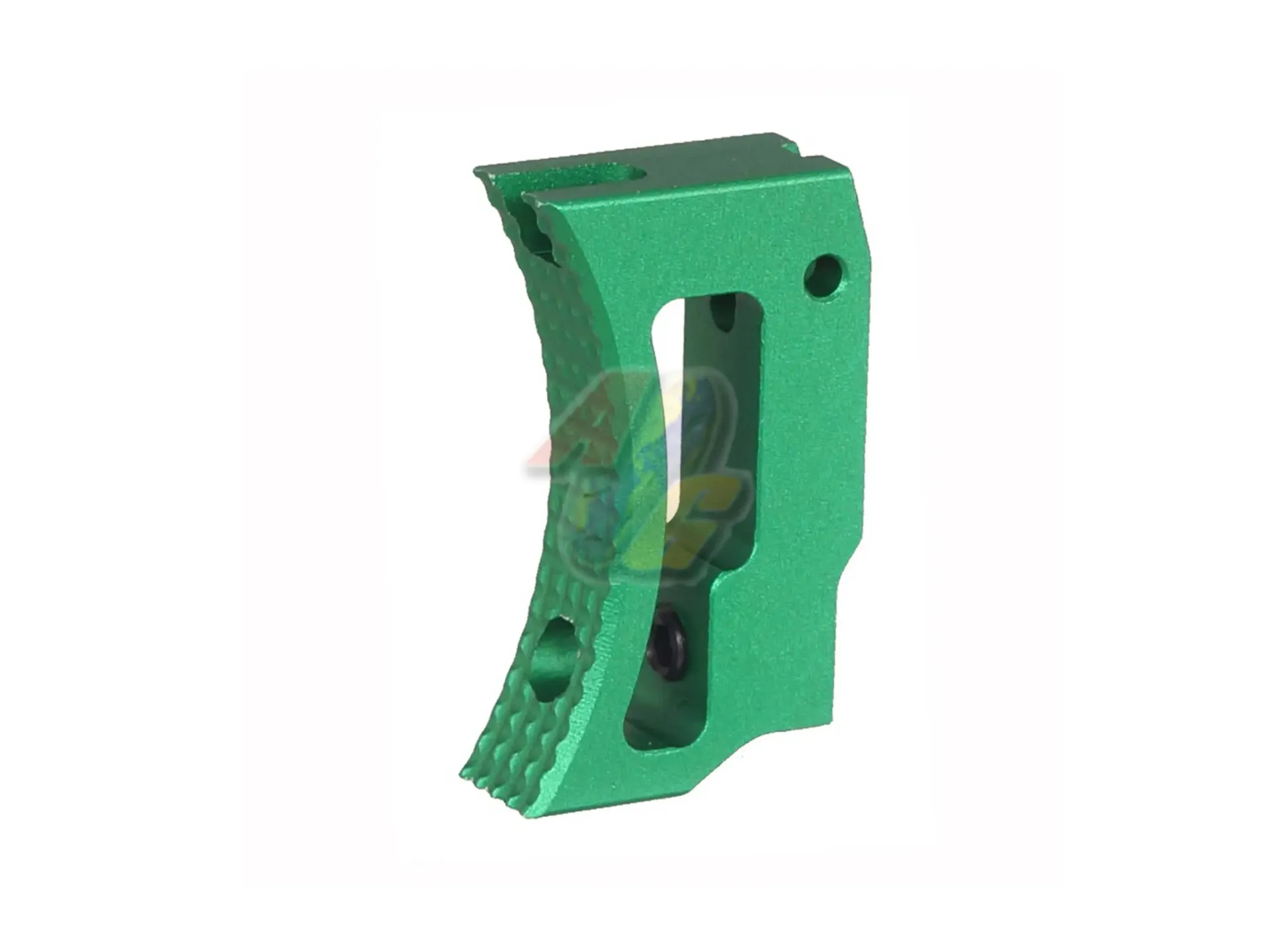 5KU Aluminum Short Curved Adjustable Trigger for Tokyo Marui Hi-Capa/ 1911 GBB (Green)
