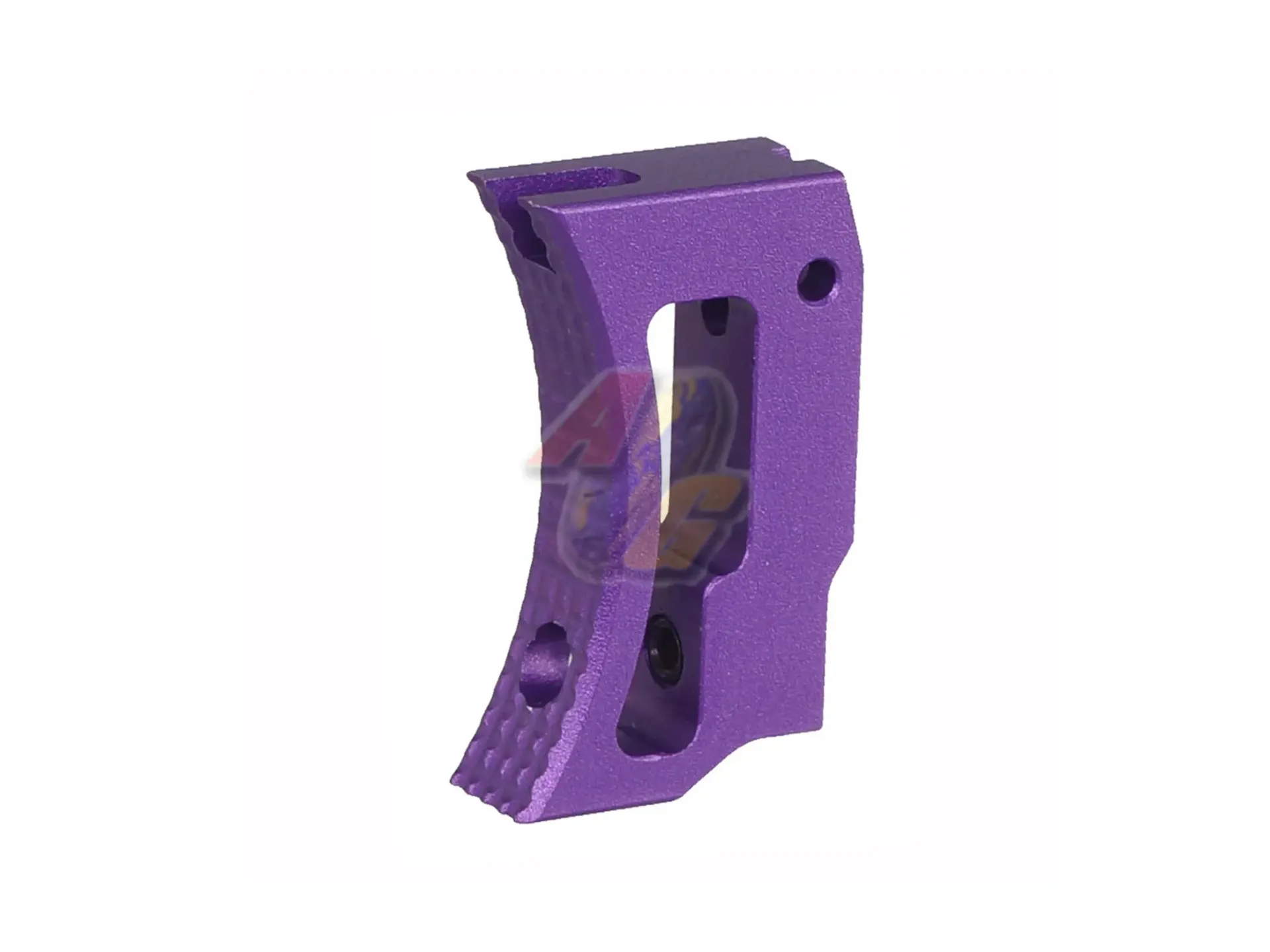 5KU Aluminum Short Curved Adjustable Trigger for Tokyo Marui Hi-Capa/ 1911 GBB (Purple)