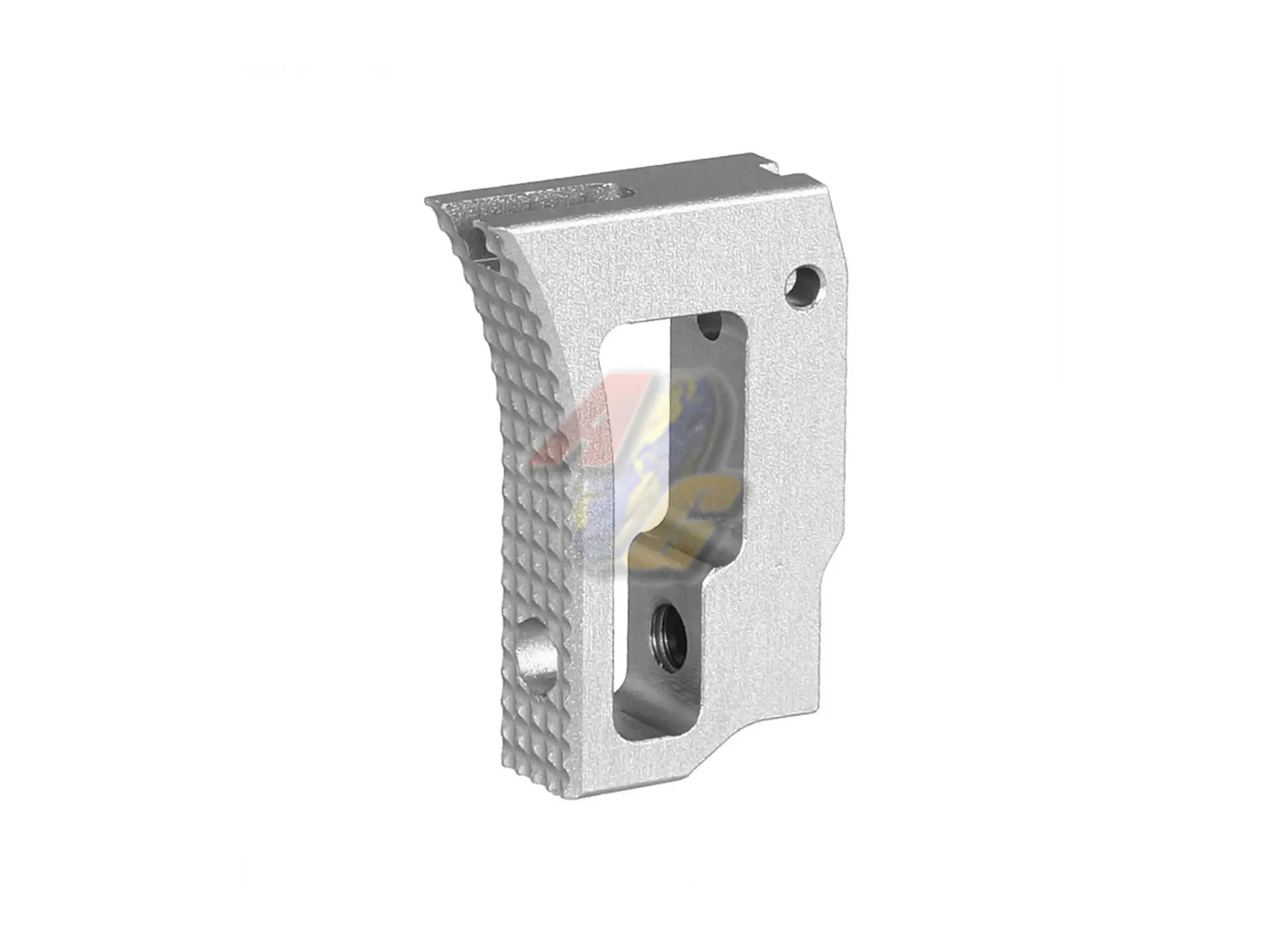 5KU Aluminum Upper Curved Adjustable Trigger for Tokyo Marui Hi-Capa/ 1911 GBB (Silver)