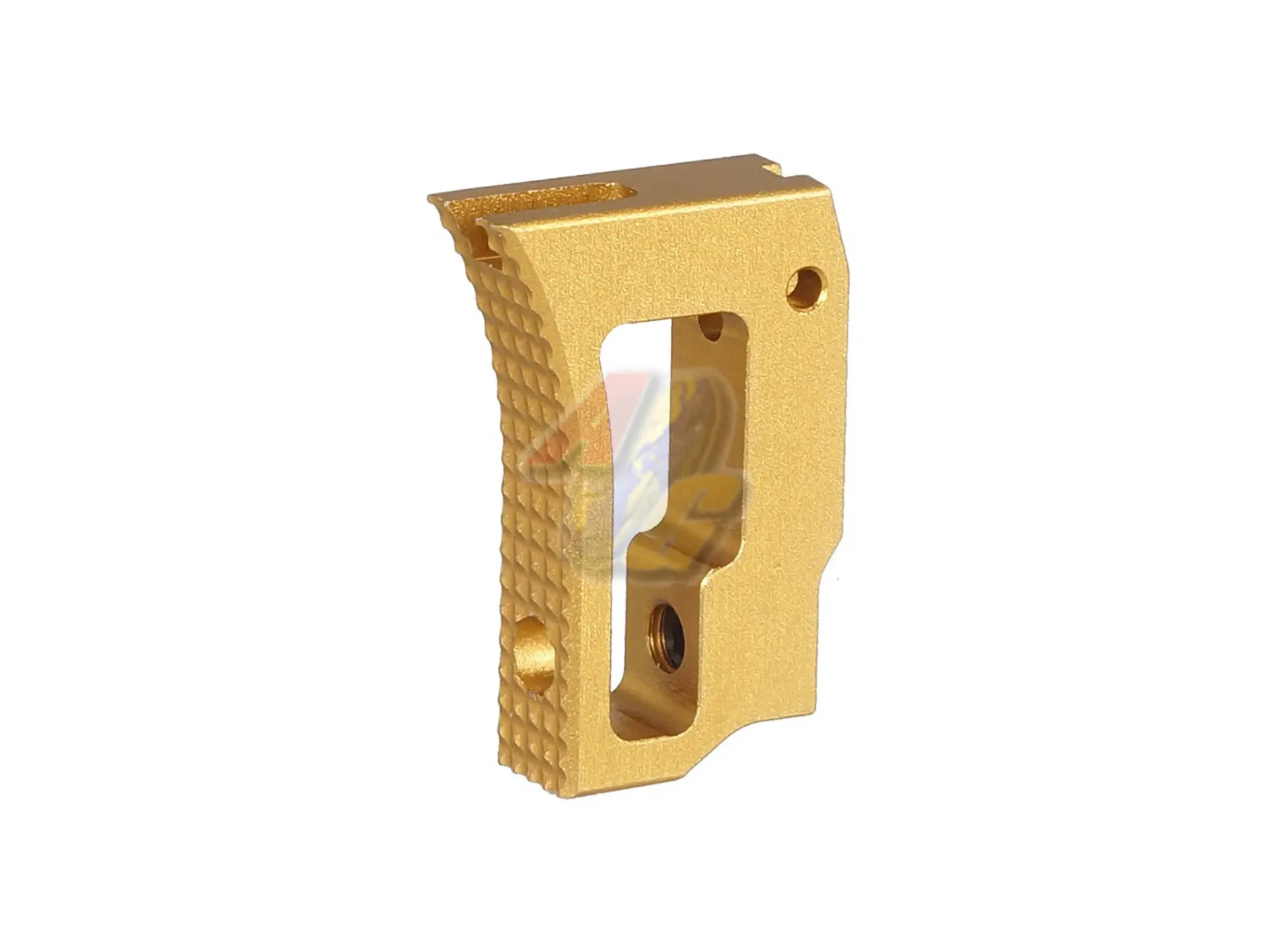 5KU Aluminum Upper Curved Adjustable Trigger for Tokyo Marui Hi-Capa/ 1911 GBB (Gold)