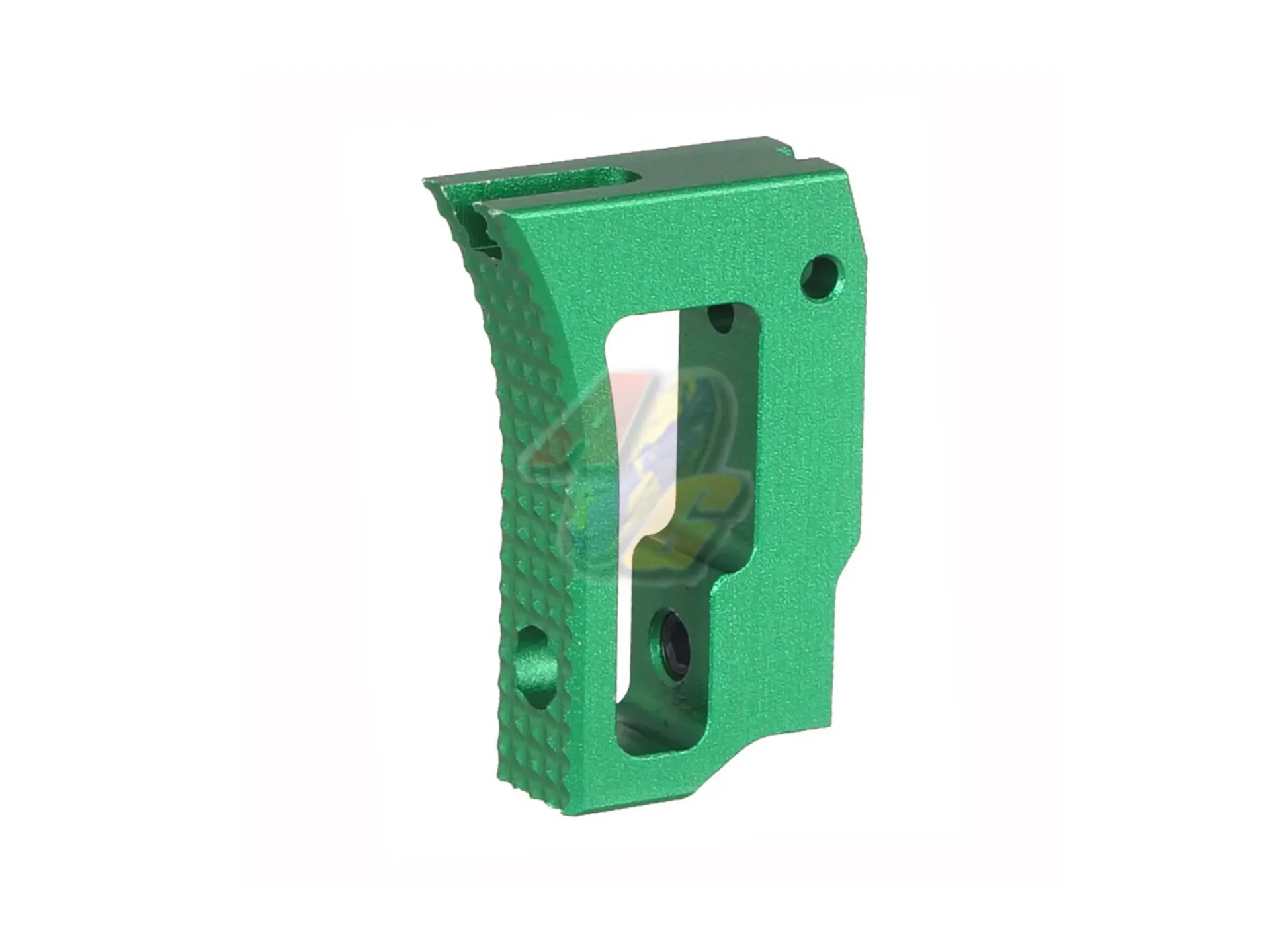 5KU Aluminum Upper Curved Adjustable Trigger for Tokyo Marui Hi-Capa/ 1911 GBB (Green)