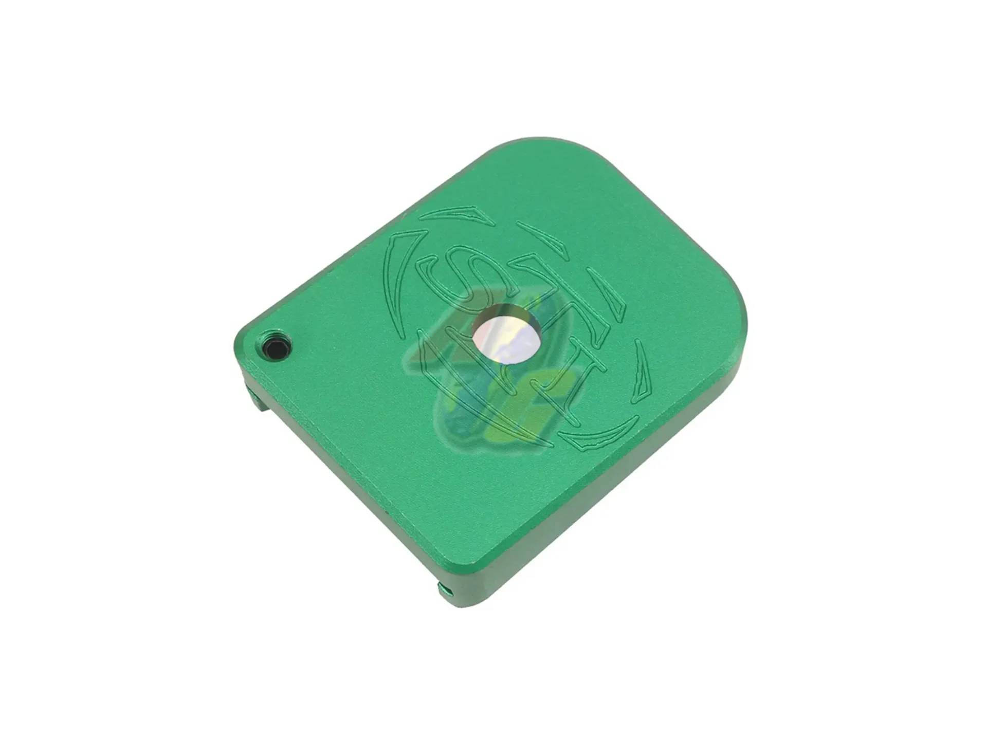 5KU Aluminum STI Magazine Base for Tokyo Marui Hi-Capa Series GBB (Green)