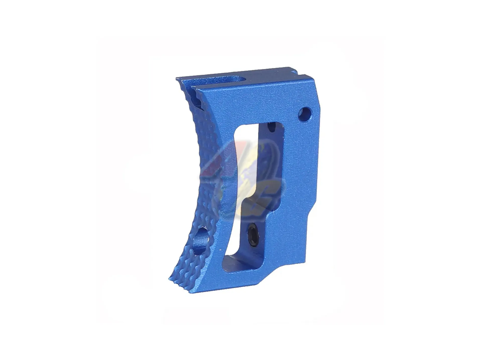 5KU Aluminum Medium Curved Adjustable Trigger for Tokyo Marui Hi-Capa/ 1911 GBB (Blue)