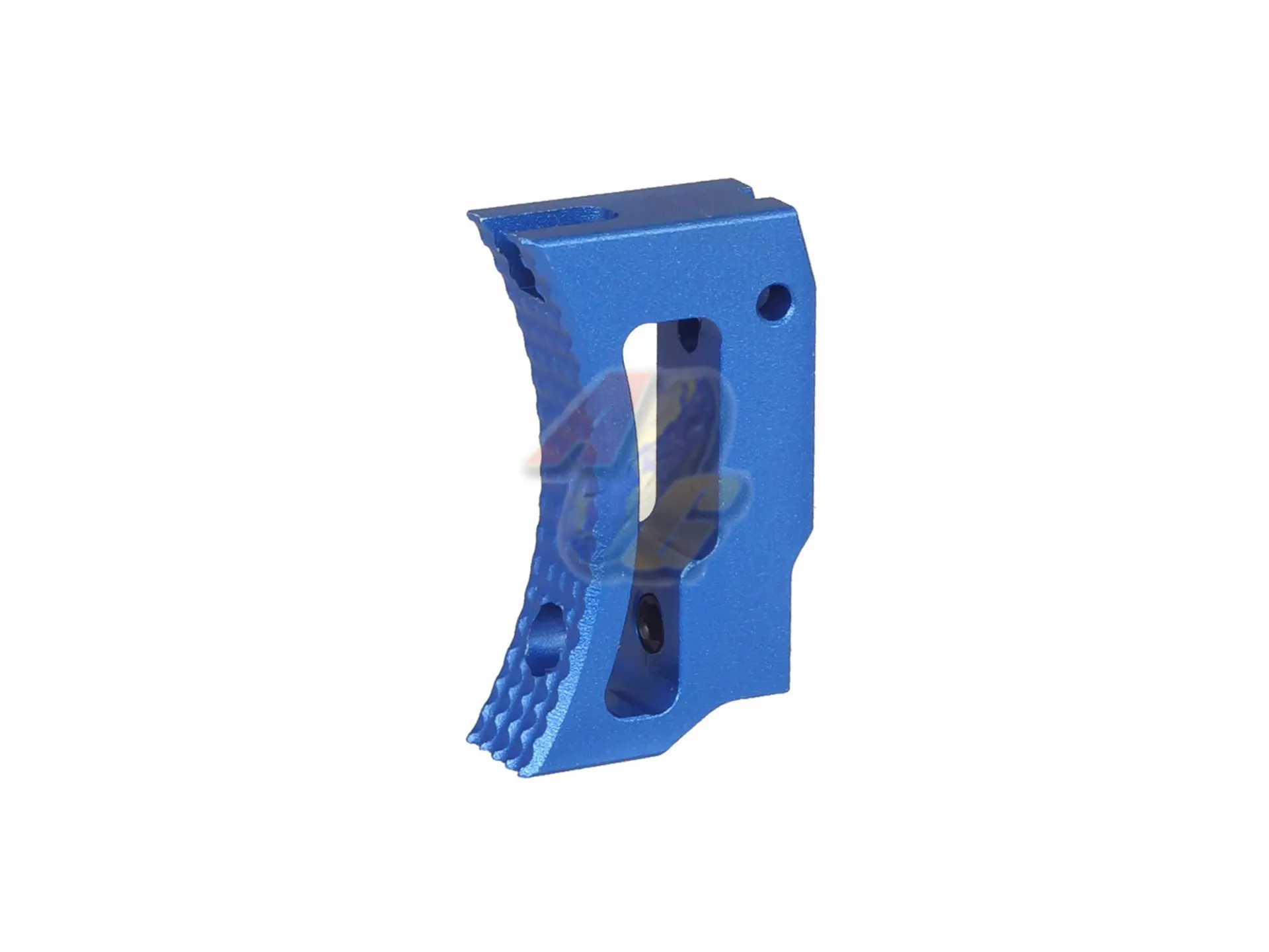 5KU Aluminum Short Curved Adjustable Trigger for Tokyo Marui Hi-Capa/ 1911 GBB (Blue)