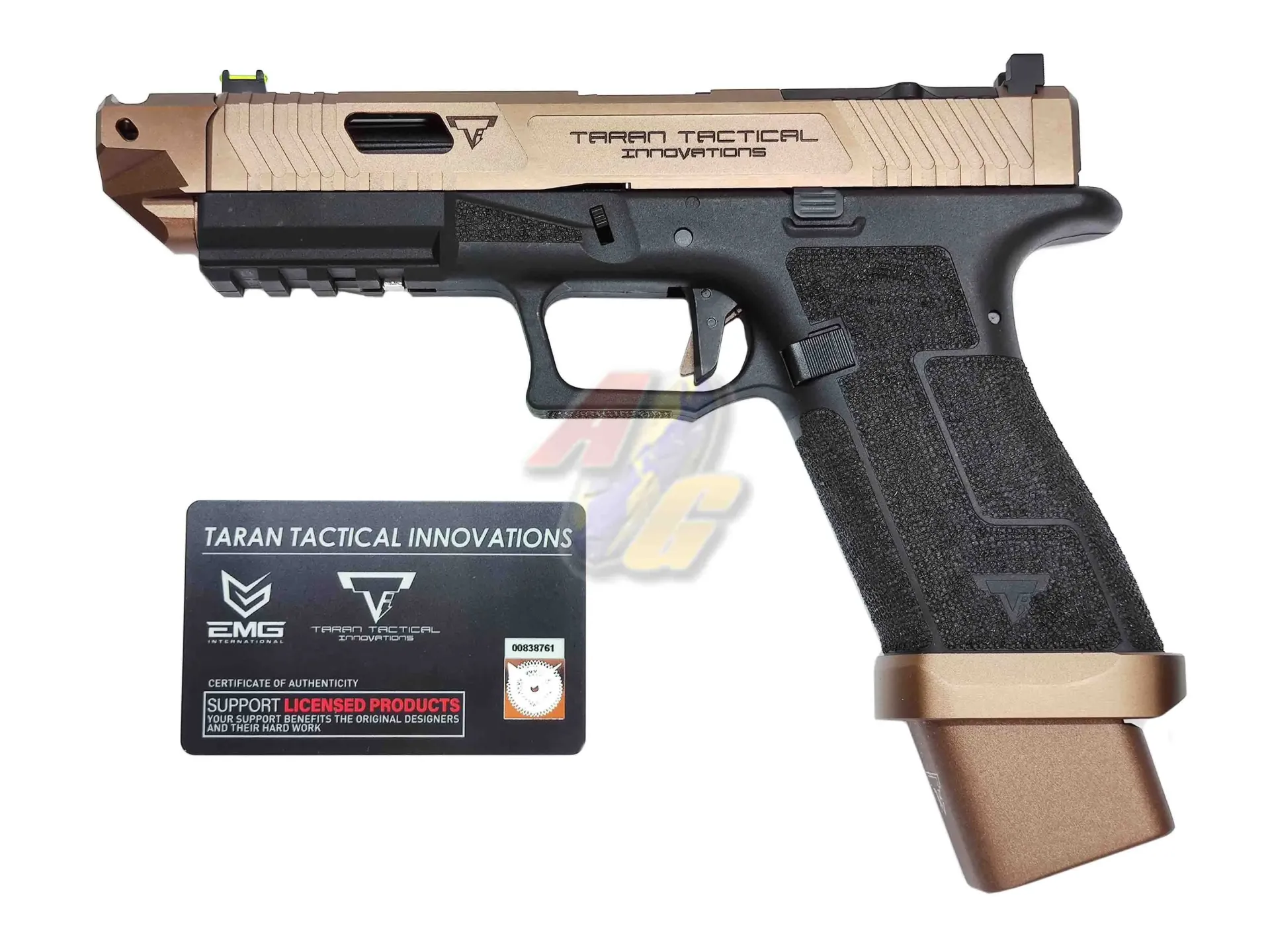 [ARMY-GP-R34-4-BRZ] Army Armament TTI Ballerina G17 CNC GBB - Bronze (Licensed by EMG)