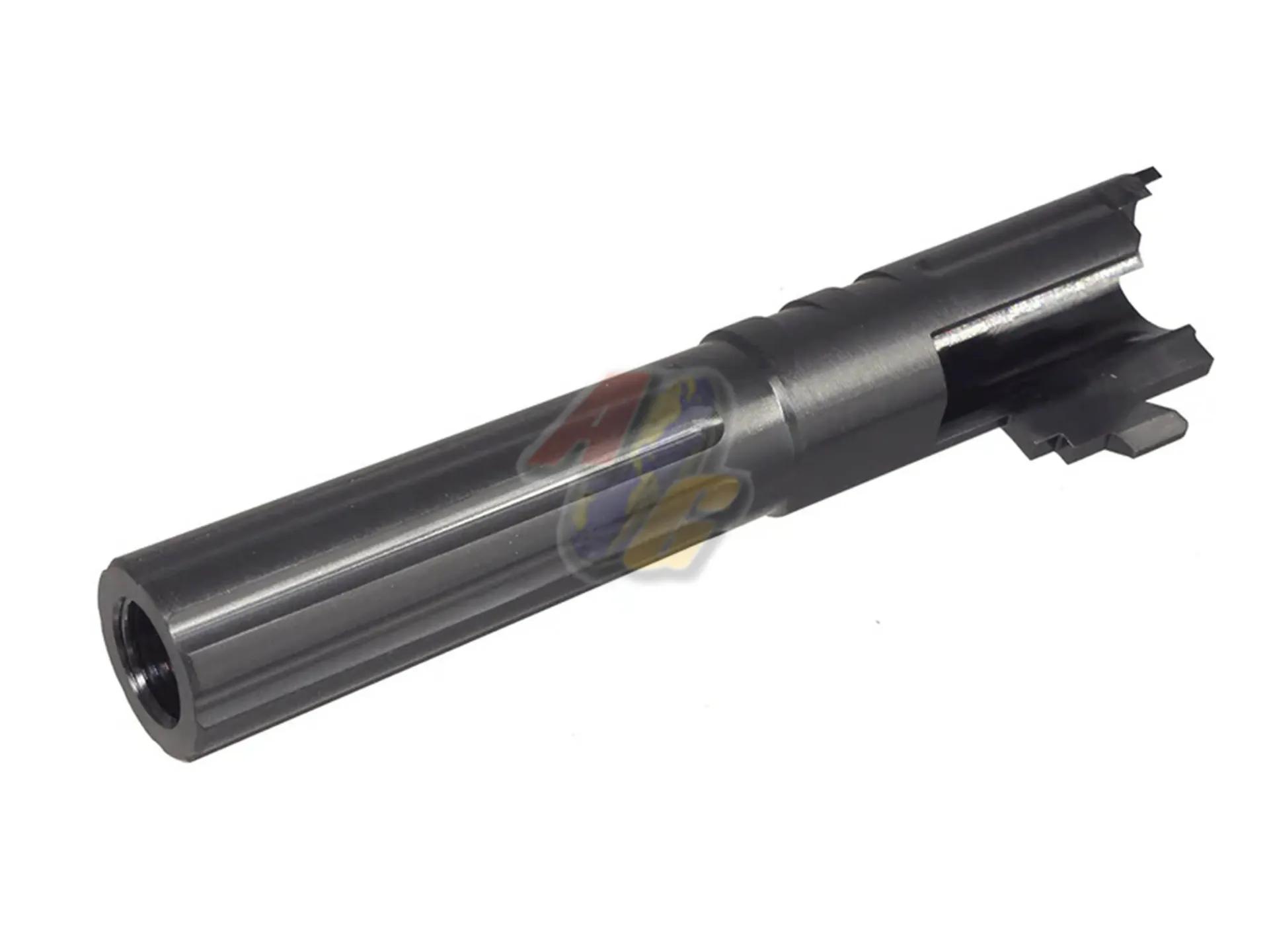 [5KU-GB-556-BK] 5KU 4.3 Inch Stainless Outer Barrel for Tokyo Marui Hi-Capa 4.3 GBB (Black/ 11mm+)