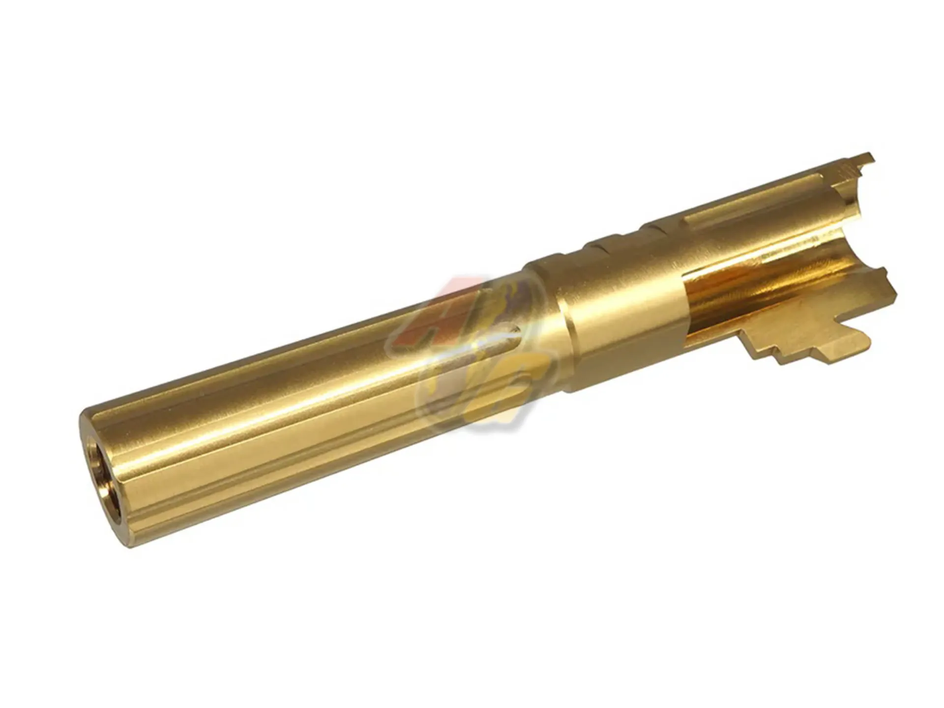 5KU 4.3 Inch Stainless Outer Barrel for Tokyo Marui Hi-Capa 4.3 Series GBB (Gold/ 11mm+)
