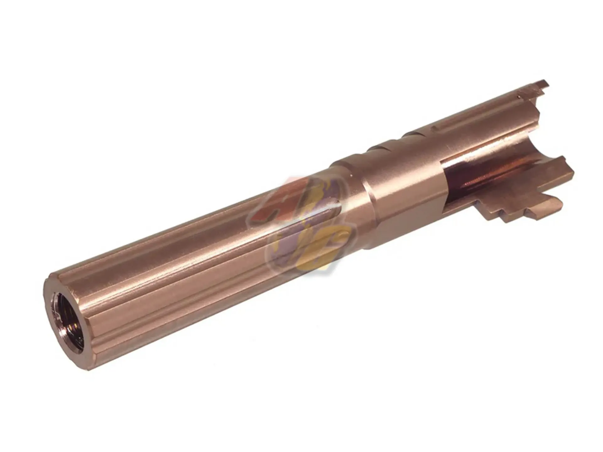 [5KU-GB-556-BN] 5KU 4.3 Inch Stainless Outer Barrel for Tokyo Marui Hi-Capa 4.3 GBB (Bronze/ 11mm+)