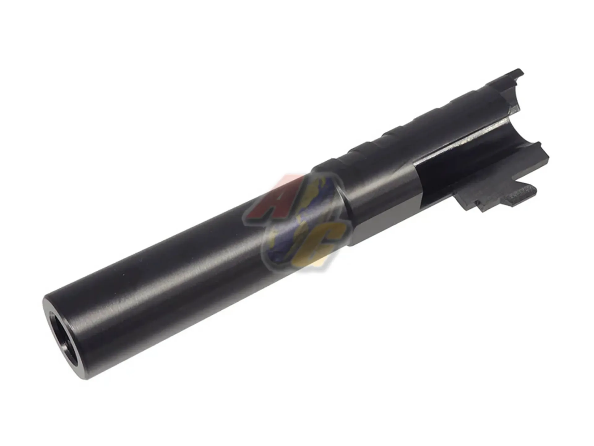 [5KU-GB-606-BK] 5KU 4.3 Inch Infinity SVP Stainless Barrel .45ACP for Tokyo Marui Hi-Capa 4.3 GBB (Black/ 11mm+)