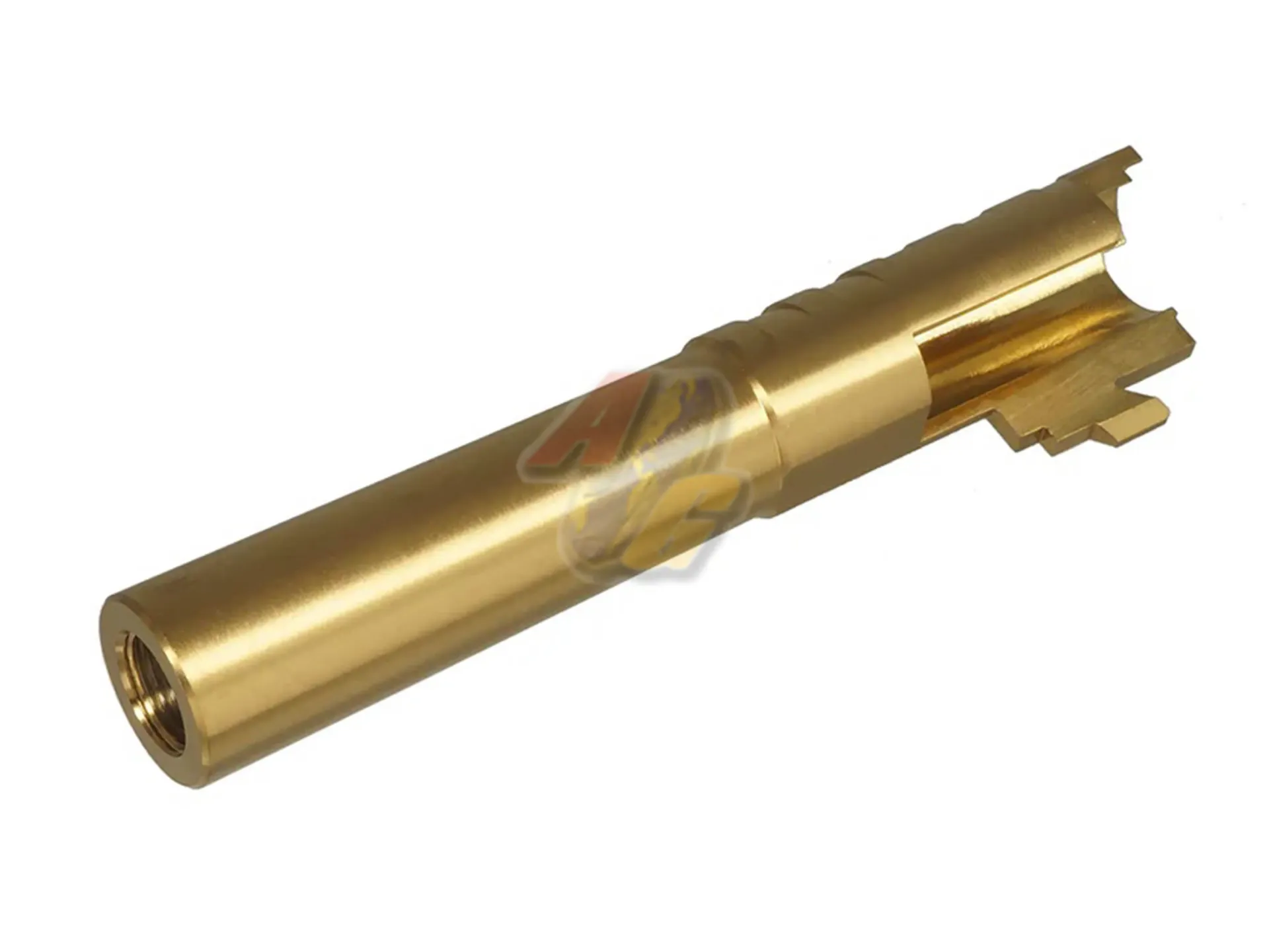 [5KU-GB-606-GD] 5KU 4.3 Inch Infinity SVP Stainless Barrel .45ACP for Tokyo Marui Hi-Capa 4.3 GBB (Gold/ 11mm+)