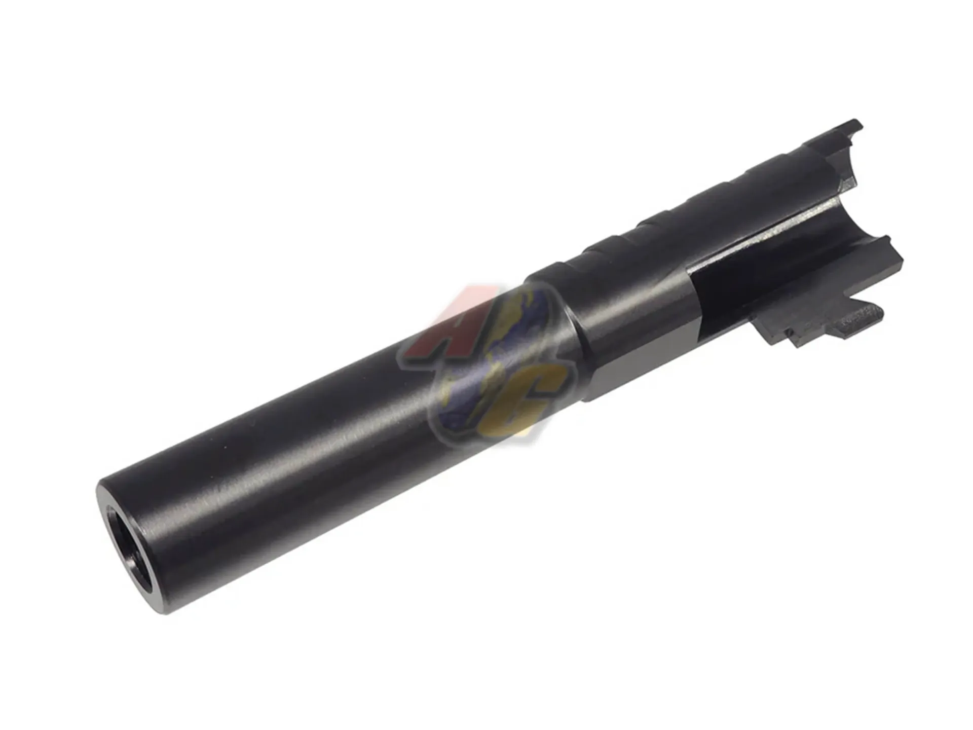 5KU 4.3 Inch Infinity SVP Stainless Barrel 9MM for Tokyo Marui Hi-Capa 4.3 GBB (Black/ 11mm+)