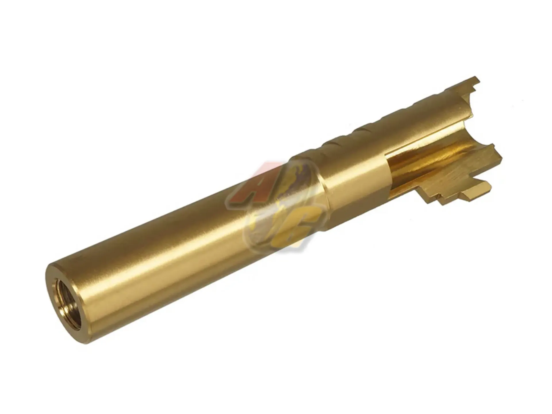 5KU 4.3 Inch Infinity SVP Stainless Barrel 9MM for Tokyo Marui Hi-Capa 4.3 GBB (Gold/ 11mm+)