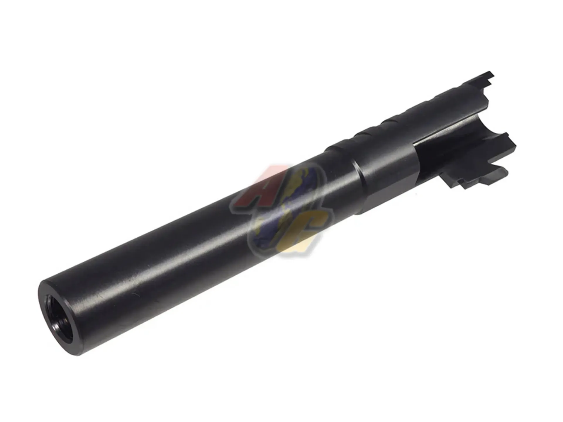 5KU 5.1 Inch Infinity SVP Stainless Barrel 9MM for Tokyo Marui Hi-Capa 5.1 GBB (Black/ 11mm+)