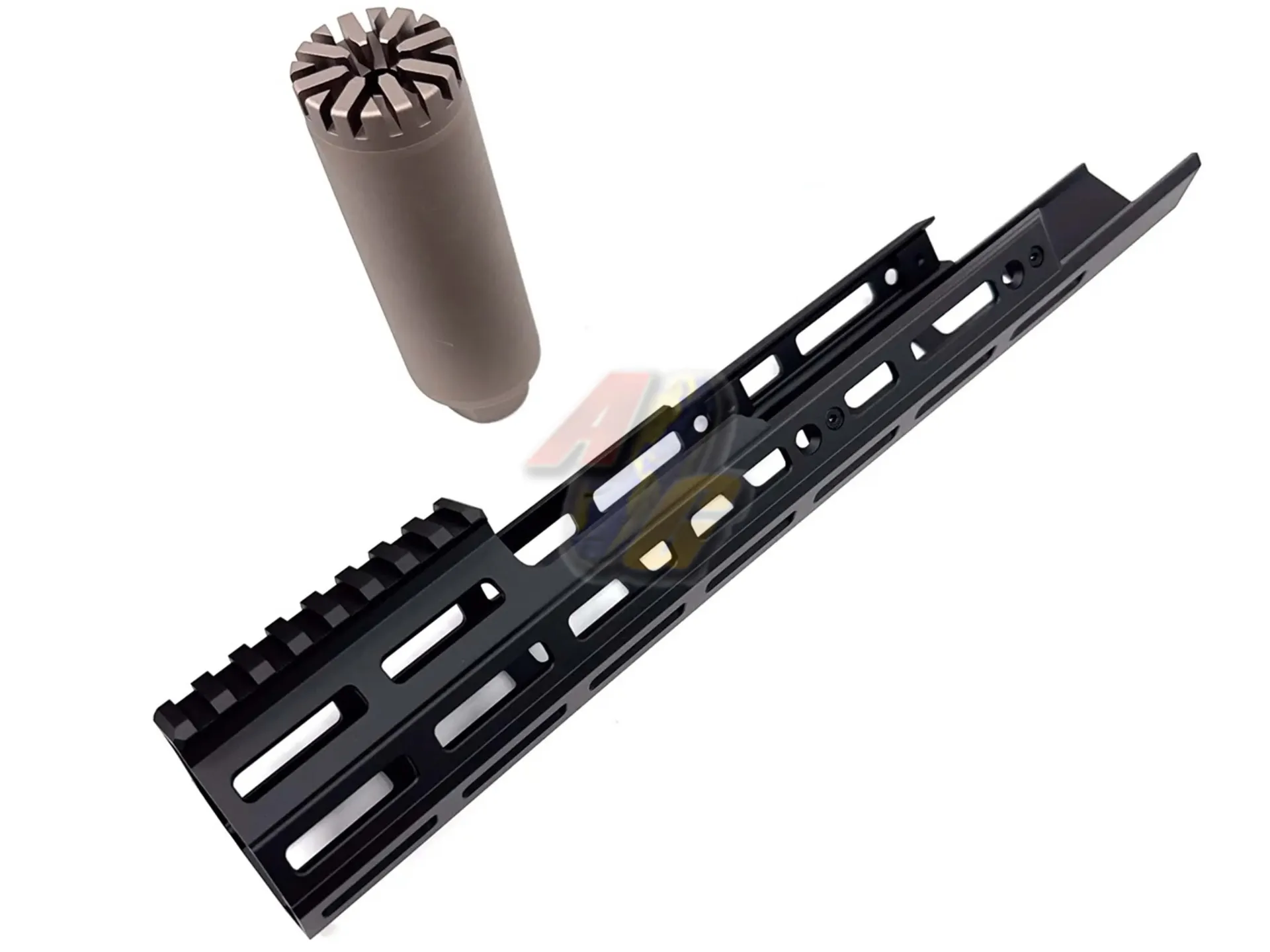 [AA-SCAR-07-TM-BK] Airsoft Artisan Long M-Lok Handguard for Tokyo Marui SCAR Series/ Cybergun SCAR L GBB - Black