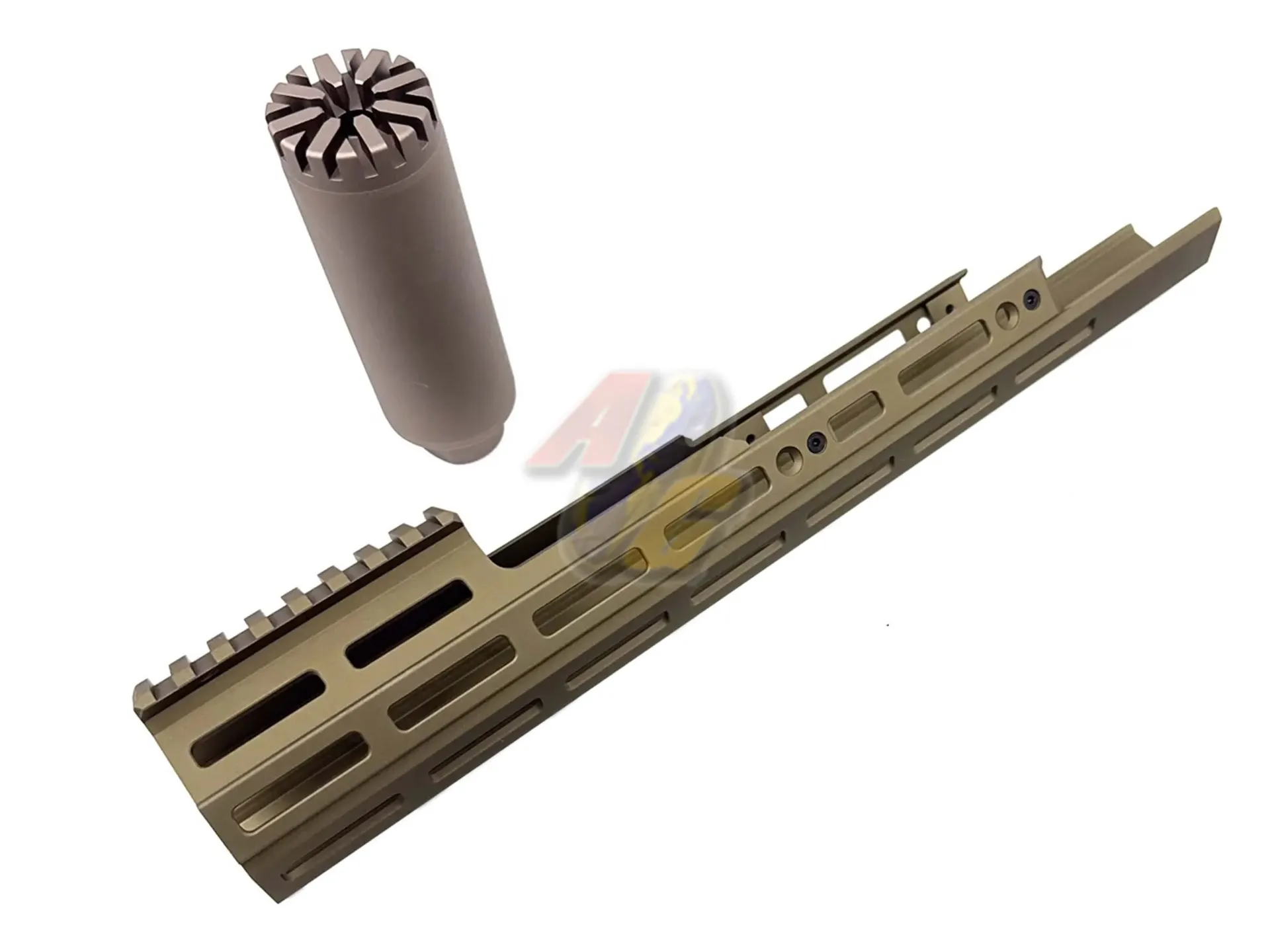 [AA-SCAR-07-TM-DE] Airsoft Artisan Long M-Lok Handguard for Tokyo Marui SCAR Series/ Cybergun SCAR L GBB - DDC