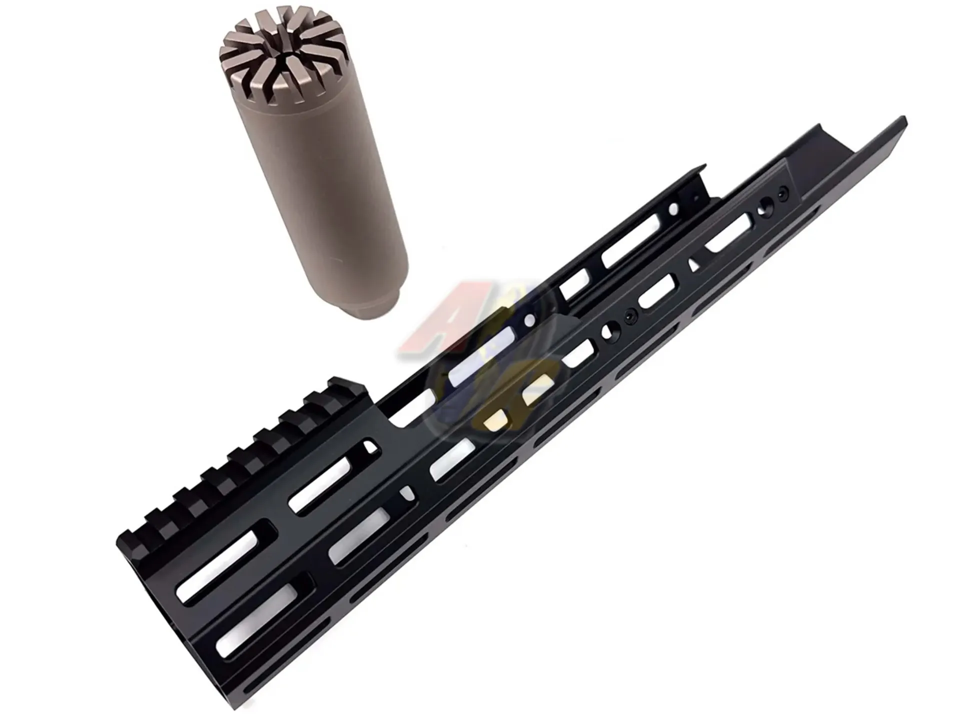 [AA-SCAR-07-WE-BK] Airsoft Artisan Long M-Lok Handguard for VFC SCAR AEG, GBB/ WE SCAR GBB - Black