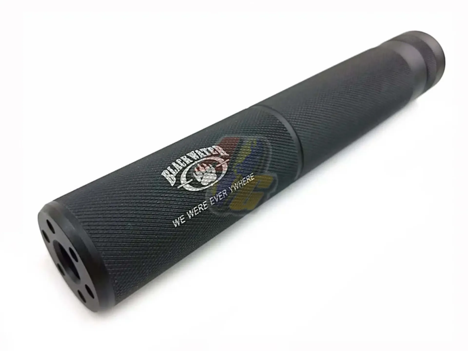 [AF-SI0119] Army Force 190mm x 30mm Airsoft Suppressor - Knurled/ Blackwater