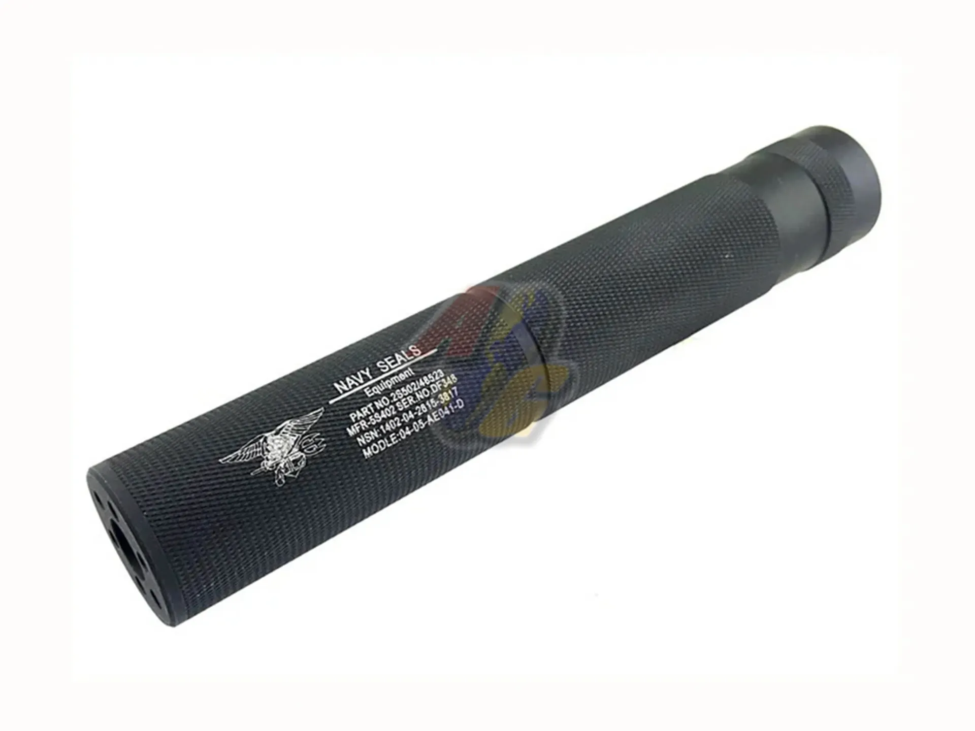[AF-SI0130] Army Force 190mm x 30mm Airsoft Suppressor - Knurled/ Seals