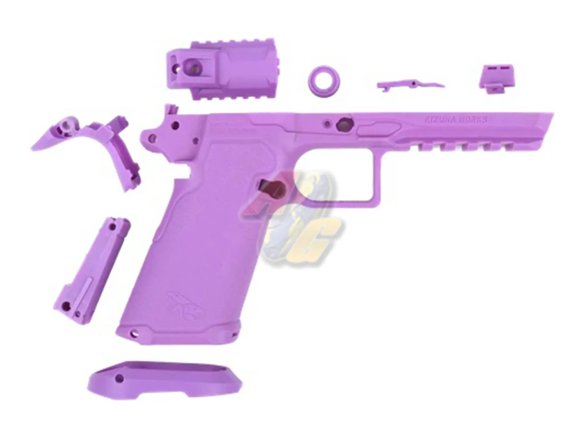 [KW-P0059] Kizuna Works BSK43 GBB Lower Frame Set (Purple)