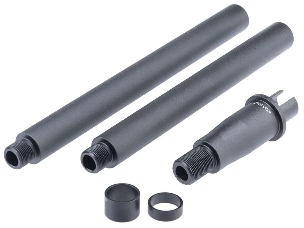 [DY-MWSOB-L-BK] DYTAC Modular Outer Barrel Long Length Kit of Tokyo Marui M4 MWS GBB Series