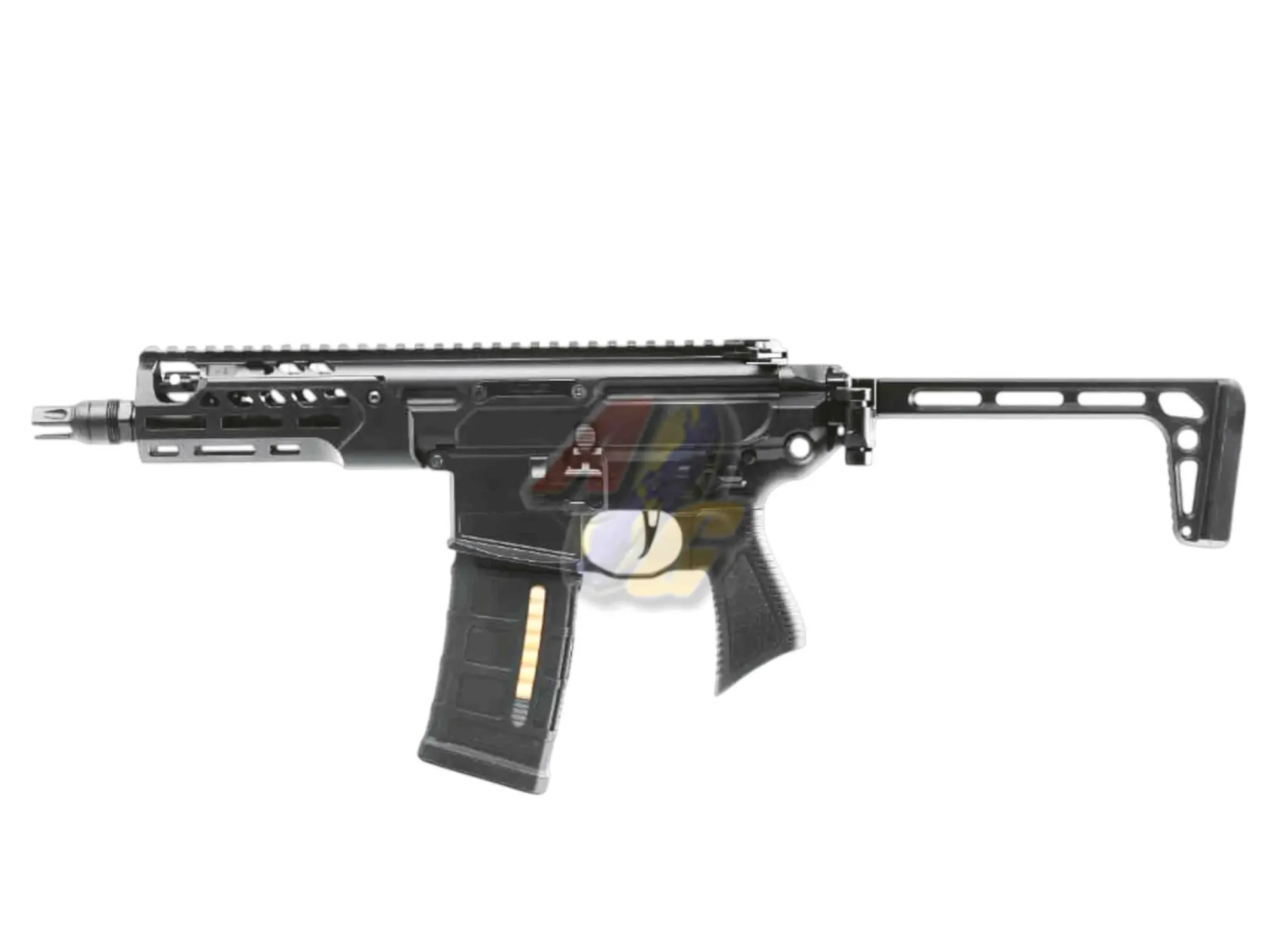 SALVO PRECISION MCX-Rattler LT 6.75inch MWS GBB - Black (Stainless Steel Bolt)
