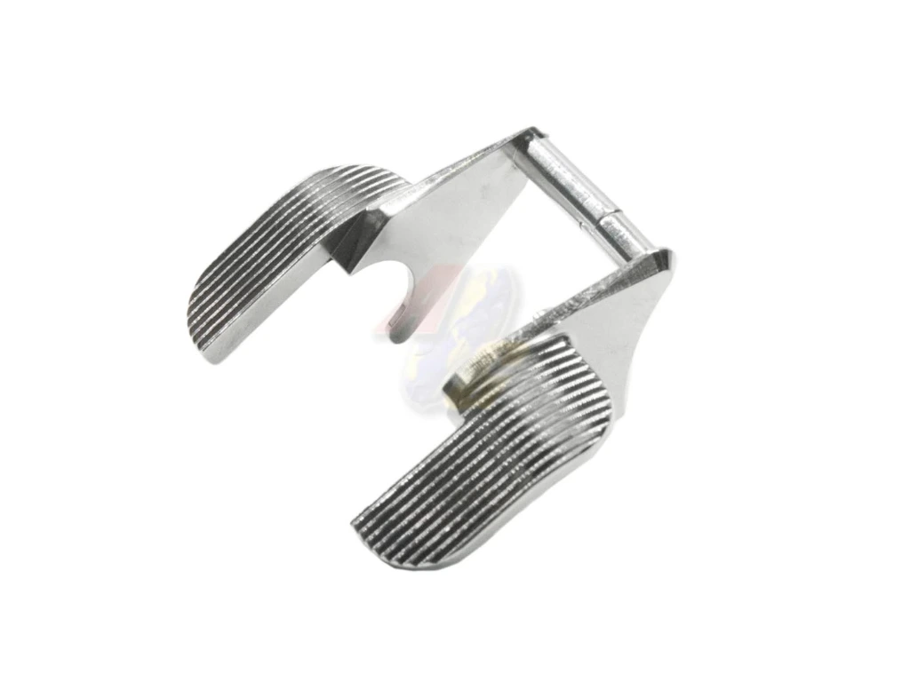 Airsoft Masterpiece Steel Thumb Safety for Tokyo Marui Hi-Capa GBB Series - Wide (SV)