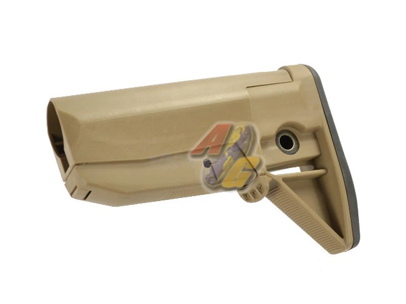 Battle Axe Gunfighter Style Collapsible Stock for M4 AEG Series - DE