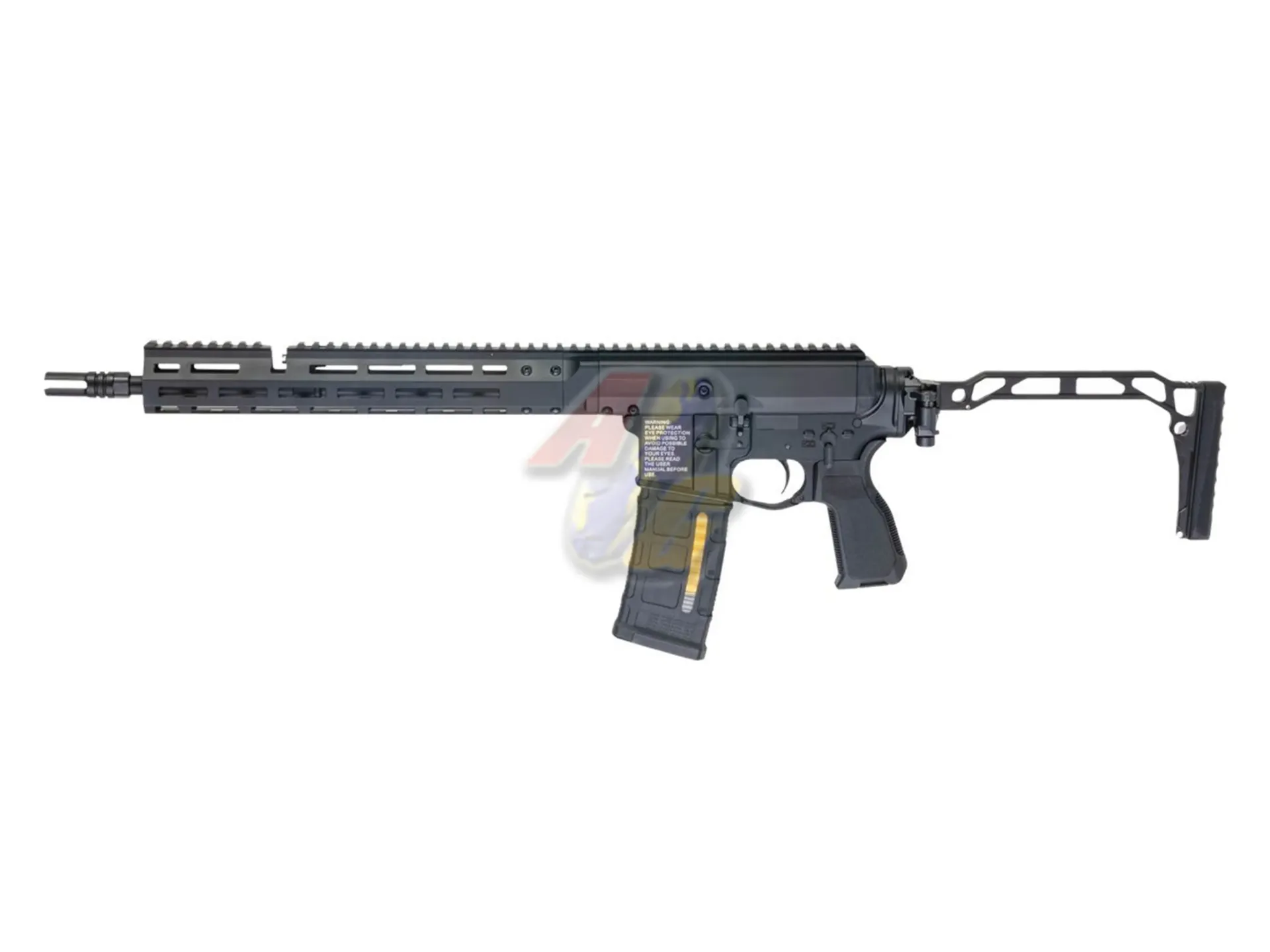 [DE-GBB-G107C-02-BK] Double Eagle DWS-180 13.9 GBB with Folding Stock - Black