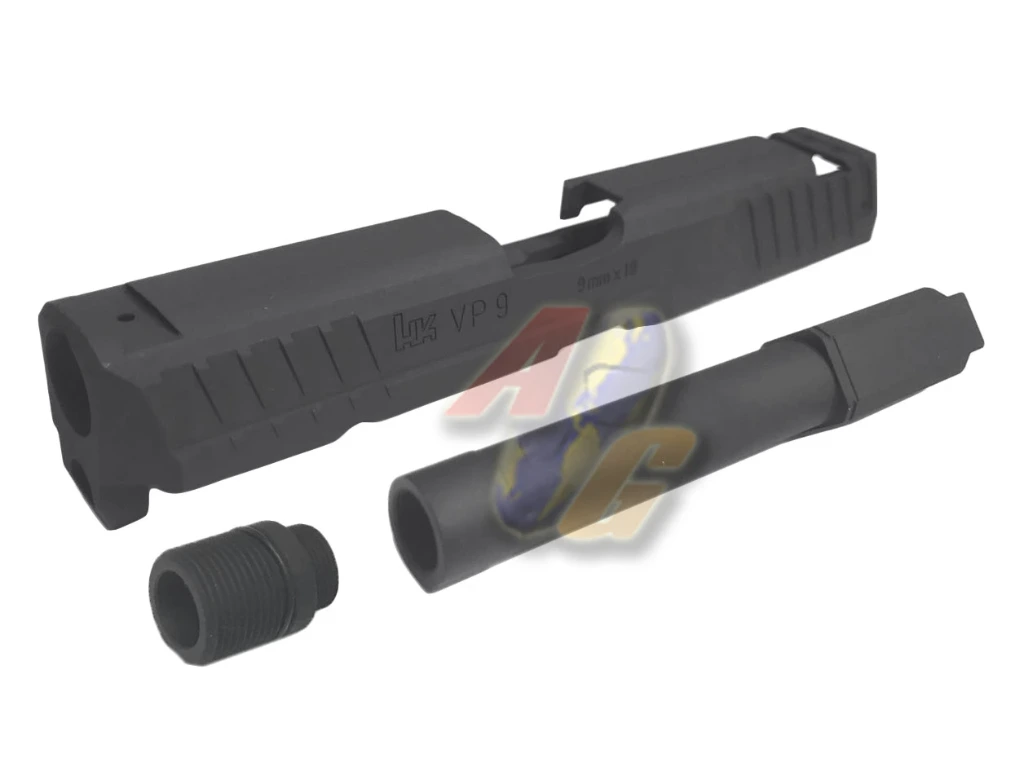Dark Duke Steel Slide and Barrel Kit for Umarex/ VFC H&K VP9 GBB Pistol