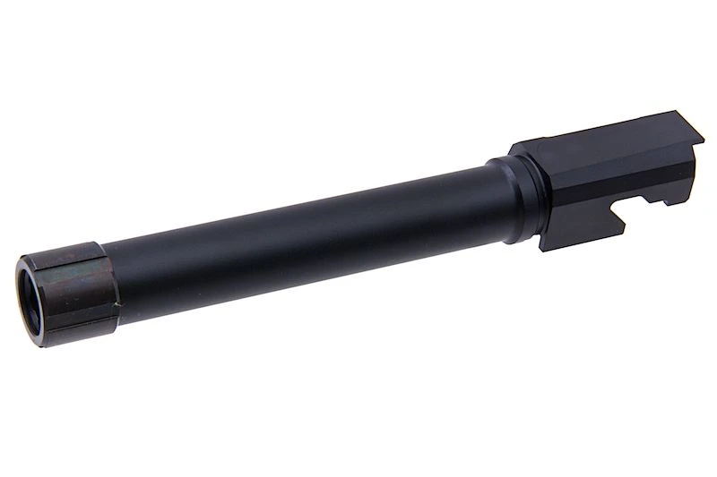 Detonator Aluminum Outer Barrel with Thread/ Protector for Tokyo Marui P226 Black (14mm+)