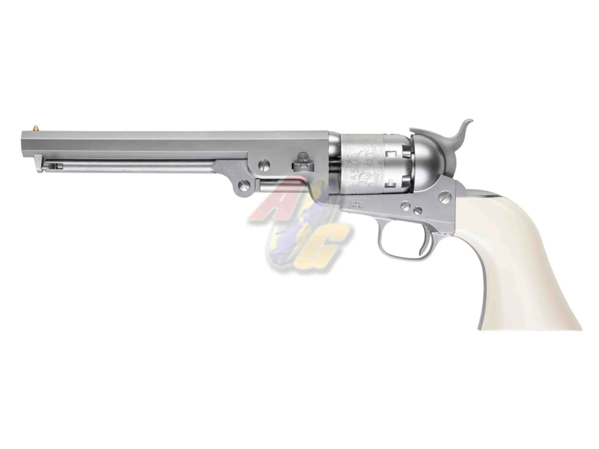 [TM-SP-137371] Tokyo Marui M1851 Navy Spring Revolver - Silver