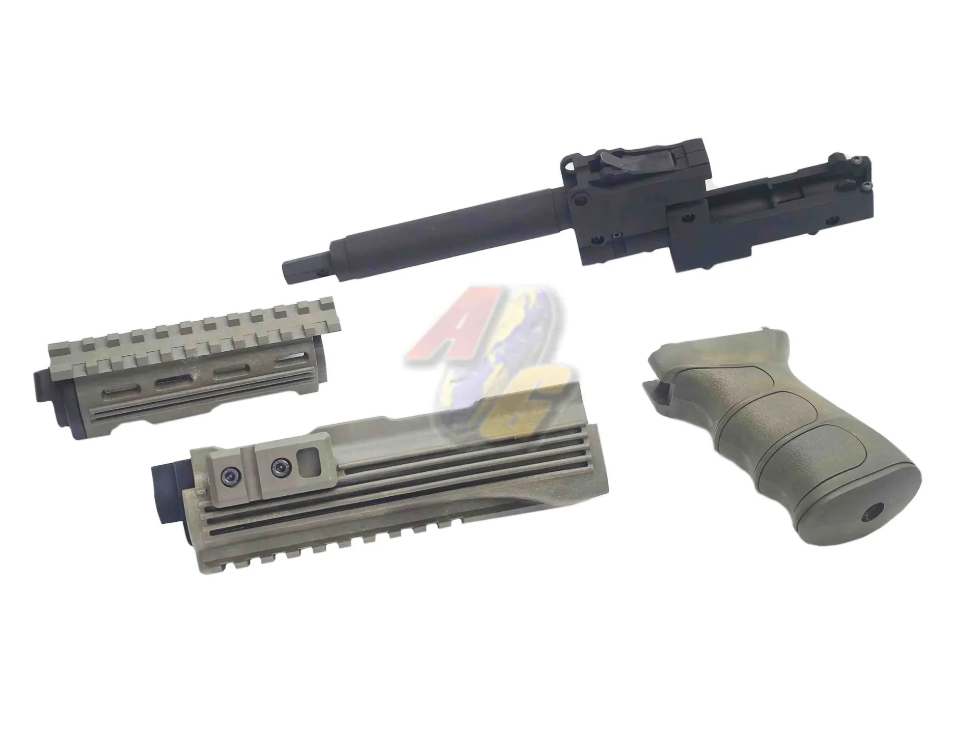 [GP-GP468B] G&P AK47 Tactical Front Set with Grip - OD