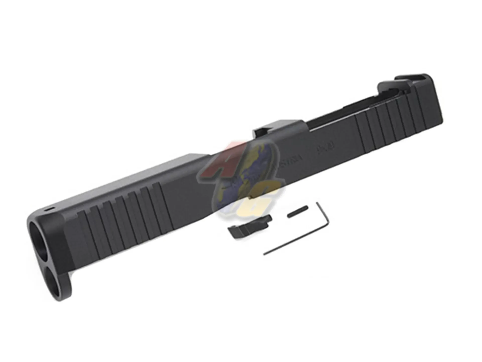 Guarder Aluminum CNC Slide for Tokyo Marui G19 Gen.5 MOS GBB - Black (Slide Only)