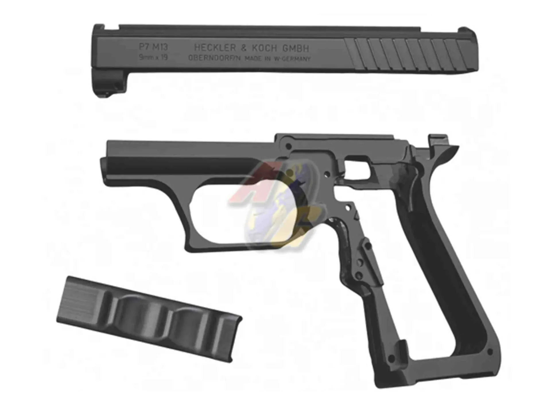 Mafioso Airsoft P7M13 Steel Kit with Marking - Black