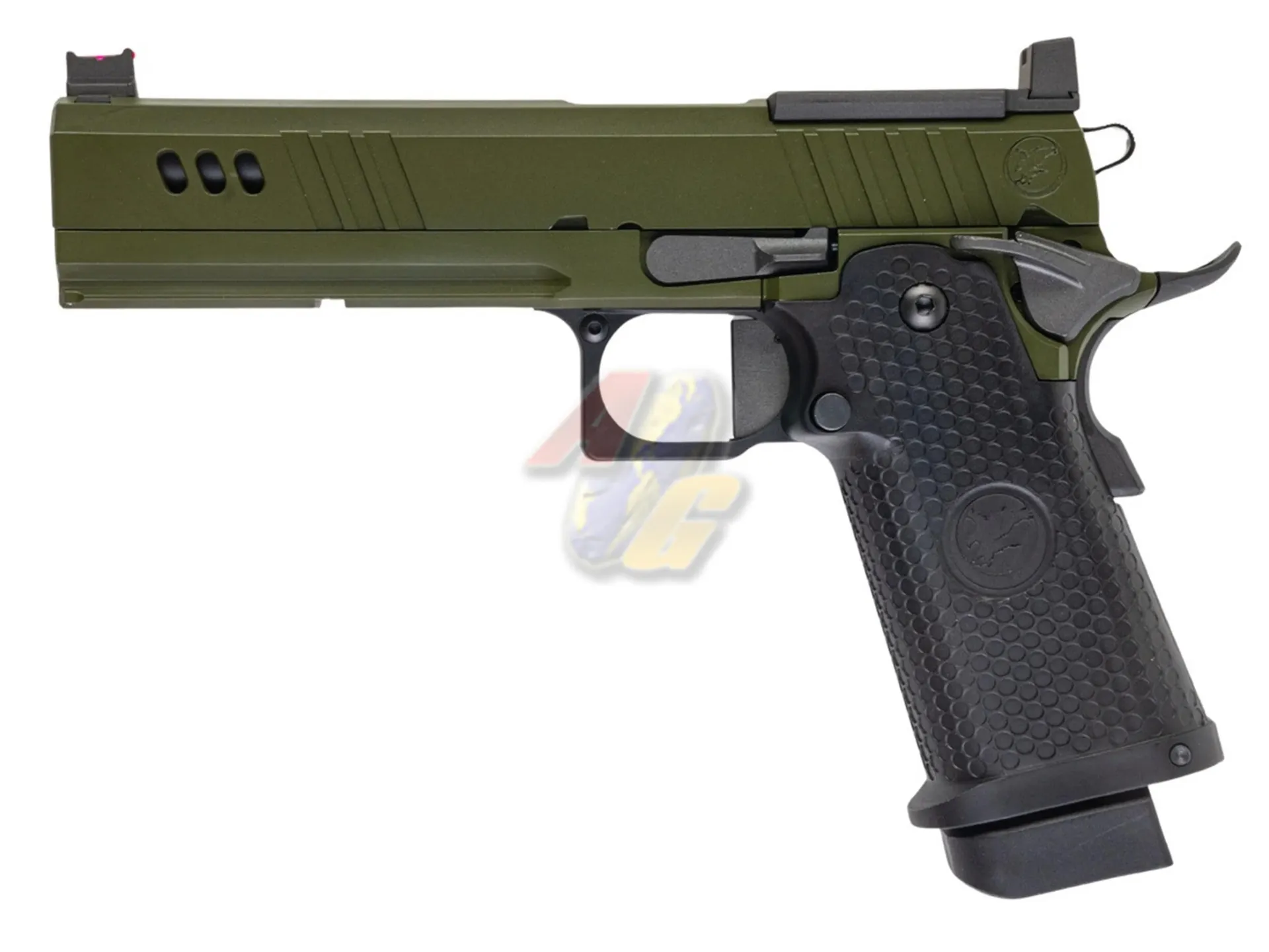 RWA Nighthawk Custom BDS9 GBB Pistol - OD Green