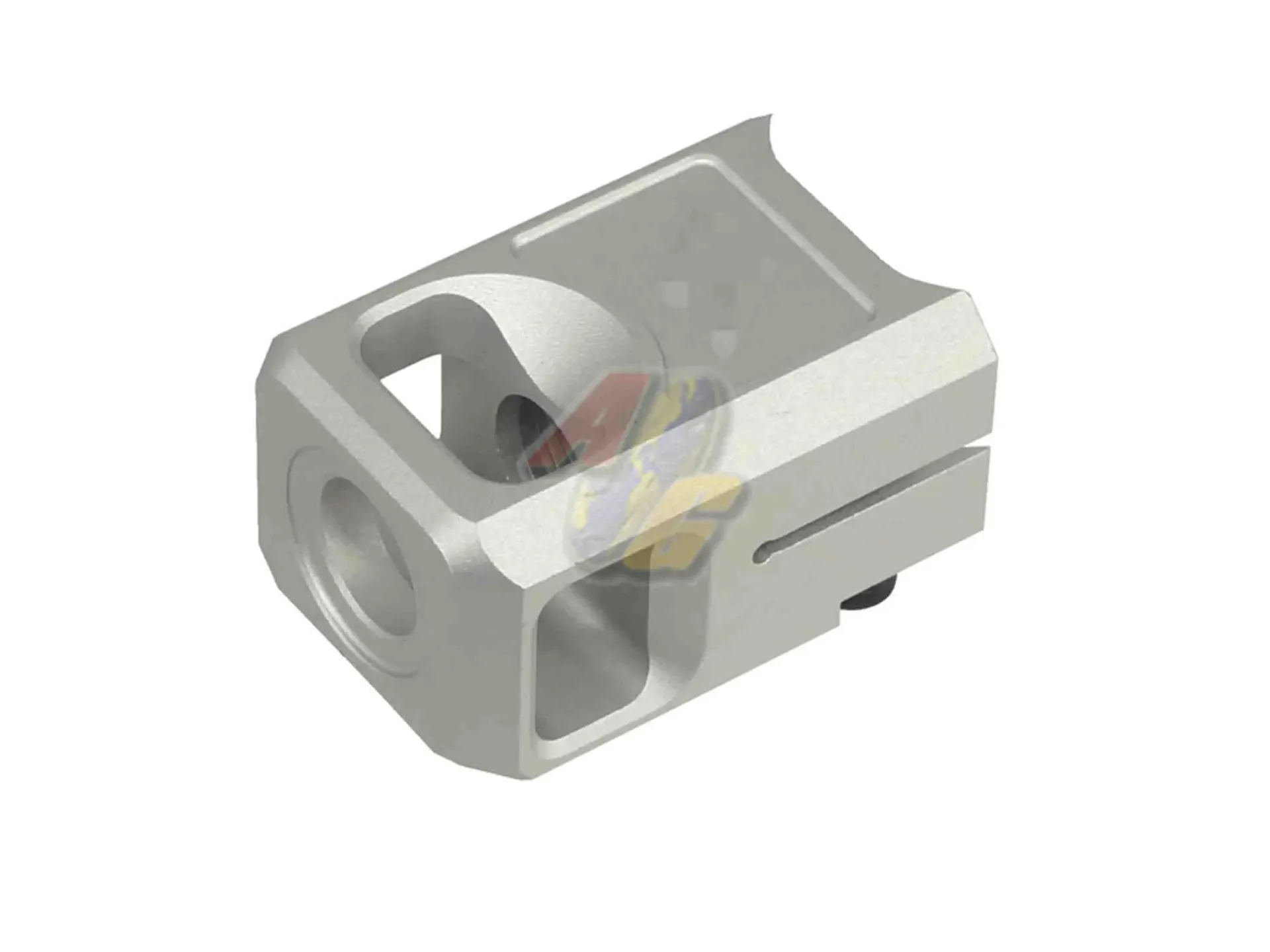 5KU ZPRO Compensator V2 for G17 Gen.5/ G19 Gen.5 GBB - Silver (14mm-)