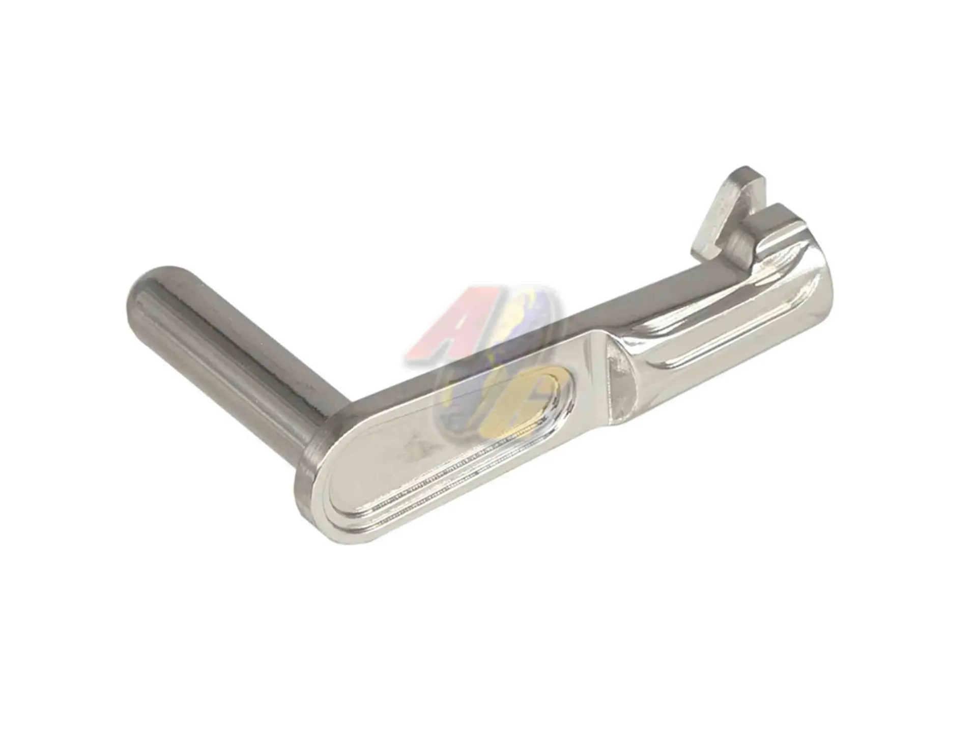 [5KU-GB-641-SV] 5KU Stainless Steel Slide Stop Type.8 for Tokyo Marui Hi-Capa GBB Series - Silver