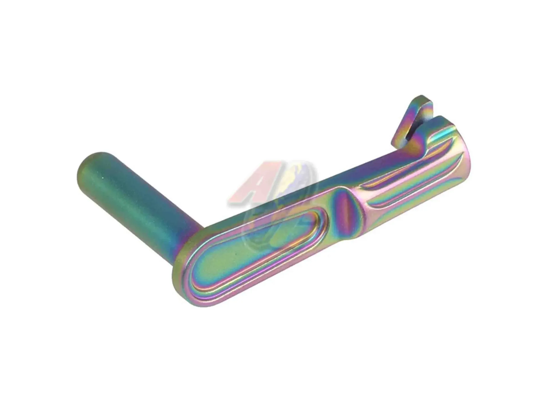 5KU Stainless Steel Slide Stop Type.8 for Tokyo Marui Hi-Capa GBB Series - Rainbow