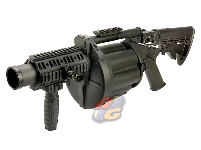 [ICS-190BK] ICS Revolver Grenade Launcher - Multiple Rounds (Black)