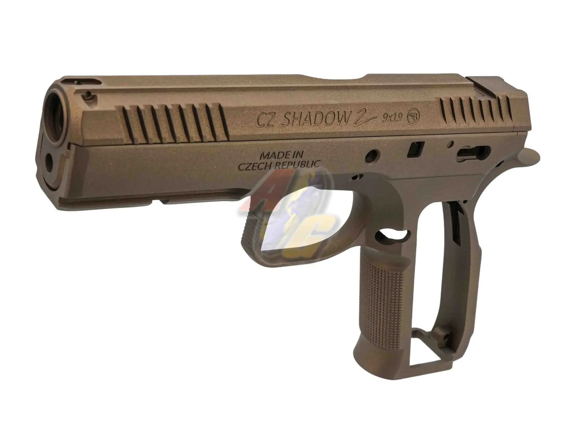 CL Project Cerakoted Standard Slide and Frame Set for KJ Works CZ Shadow 2 GBB Series - Burnt Bronze