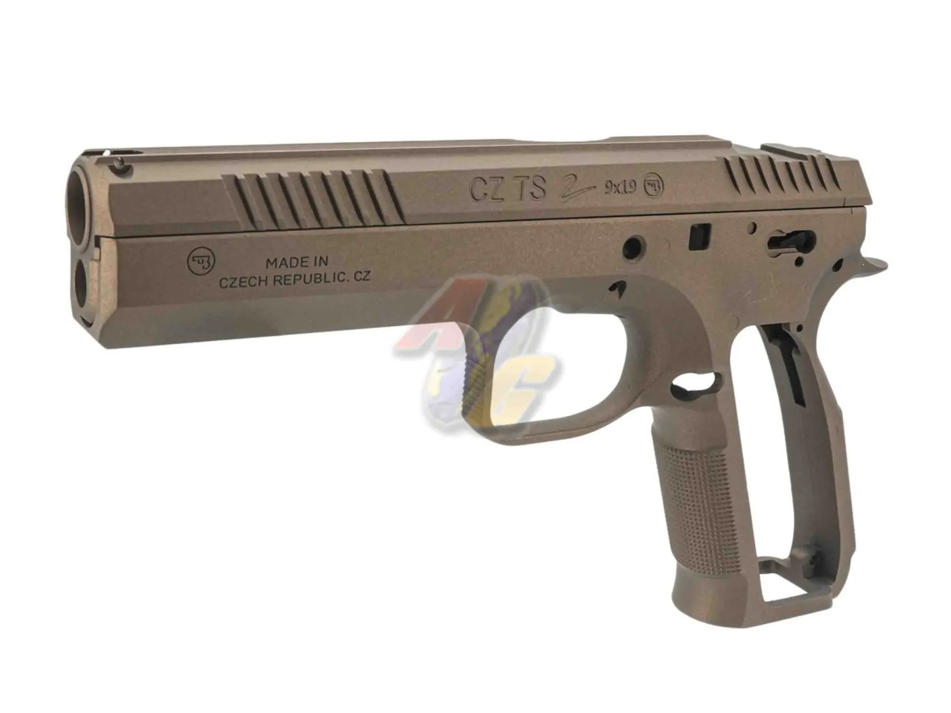 CL Project Cerakoted Standard Slide and Frame Set for KJ Works CZ TS2 GBB Series - Burnt Bronze