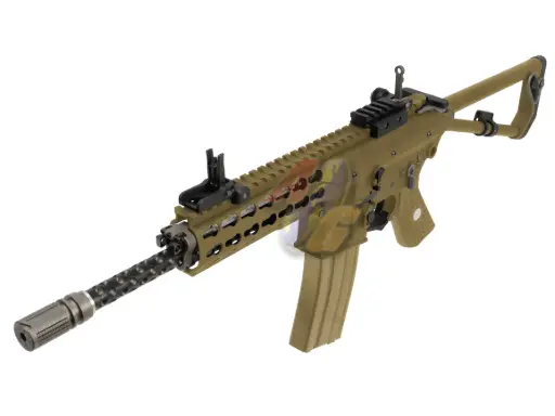 [WE-GAR-0825] EMG/ Knights Armament Airsoft PDW M2 GBB Rifle (Long/ Tan)