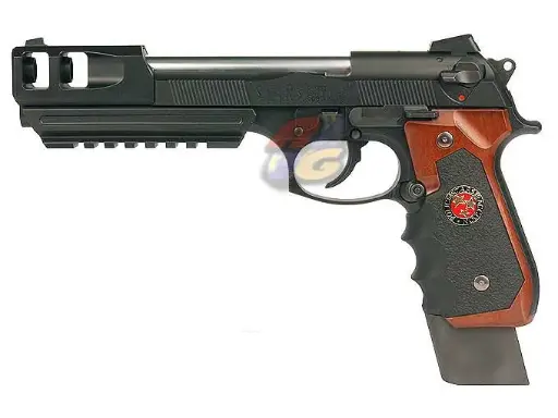 [HK-GP-0040] HK Barry Burton Custom Samurai Edge Ver.II M9 GBB ( Brown Grip )