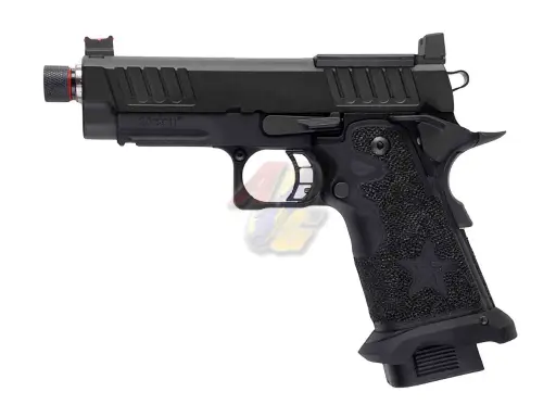 [ARMY-GBB-R612A-BK] EMG 6mm Pro Shop Staccato C2 GBB Airsoft Pistol w/ Hand-Made Stippling Grip - BK (by Army Armament)