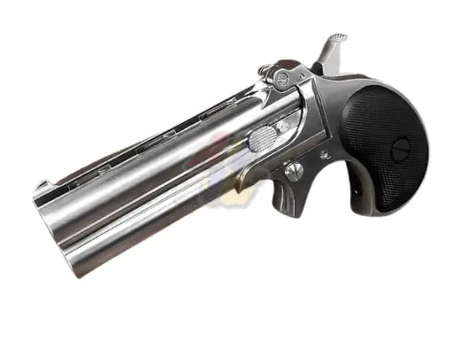 [MARUSHIN-GNBB-HDERSV] Marushin Hunter Derringer 6mm X Cartridge Gas Non-Blowback Pistol (Silver)