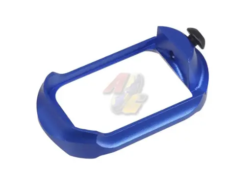 [5KU-GB-444-BL] 5KU Aluminum Z PRO Compact Magwell For Tokyo Marui G17 Series GBB (Blue)