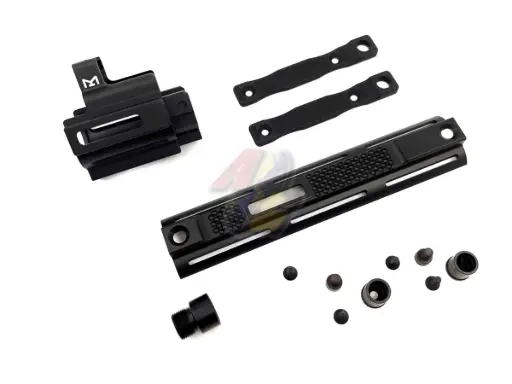 [AA-SCAR-02-TM-A-BK] Airsoft Artisan PM Style SCAR M-Lok Front Set Kit for Tokyo Marui SCAR Series EBB (Black)